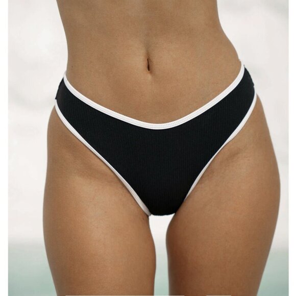 berlook Contrast Trim Bikini Bottom ONLY 61 - Picture 1 of 10